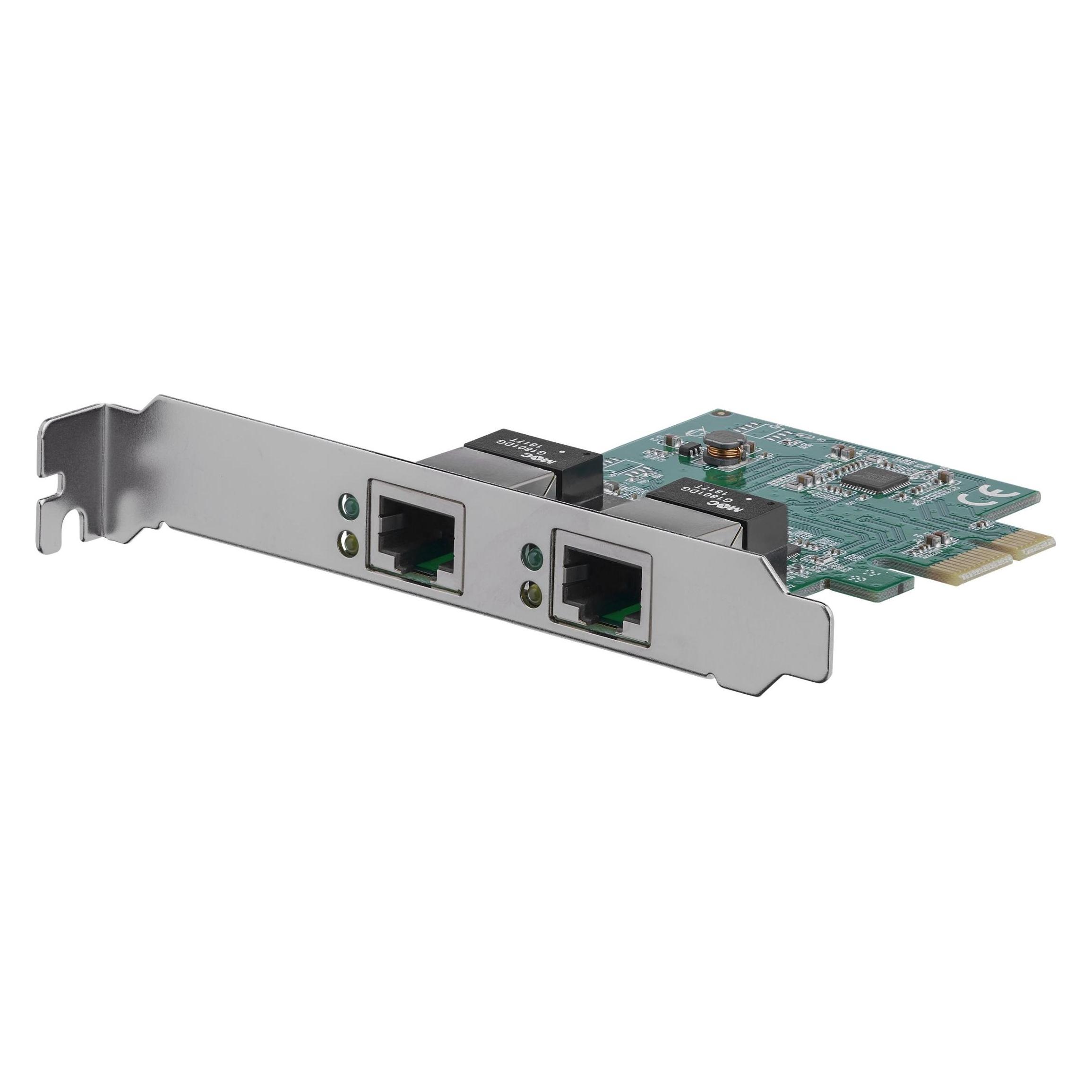 StarTech 2port 1 Gbps Pcie Ethernet (Mini PCI Express) (ST1000SPEXD4)