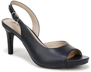 Women's Teller 2 Slingback Pump by LifeStride in Lux Navy (Size 8 M)