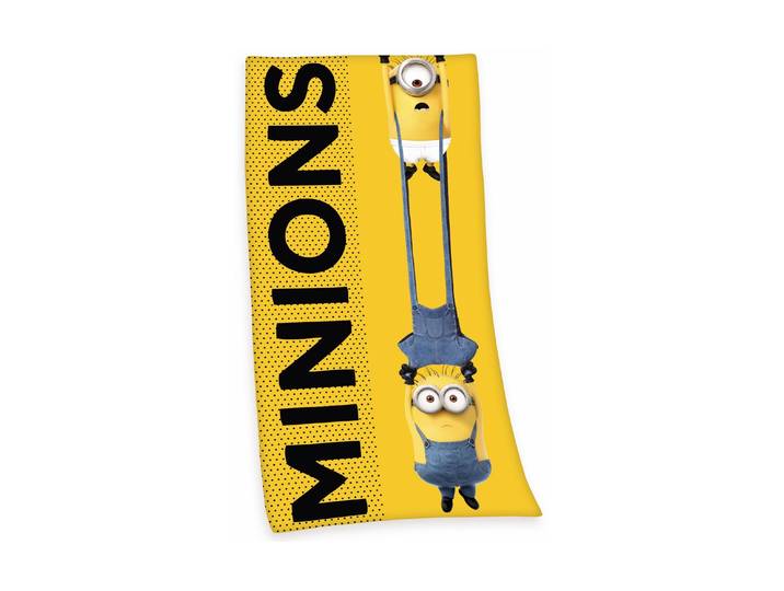 Duschtuch HERDING Duschtuch Minions 2 , blau, B:75cm L:150cm, Frottee, Obermaterial: 100% Baumwolle, Handtücher, Duschtuch