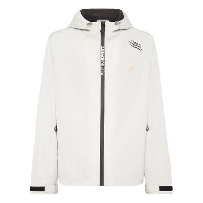 Windbreaker PLEIN SPORT "Windbreaker", Herren, Gr. 3XL, beige (06, beige), Futter: 100% Polyester. Außenmaterial: 100% Polyester, Jacken Windbreaker