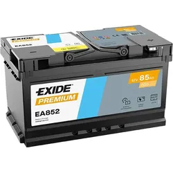 Exide EA852 Premium Carbon Boost 85Ah 800A Autobatterie