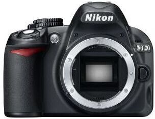 Nikon D3100   Noir   AF-S DX Nikkor 18-55mm f/3.5-5.6 - Refurbished