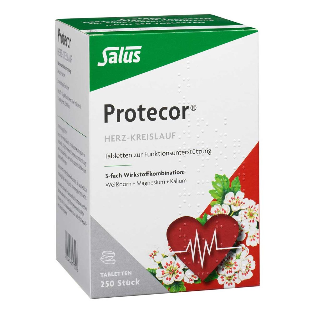 SALUS Pharma GmbH Protecor Herz-Kreislauf Tabletten zur Funktionsunterstützung 09205123