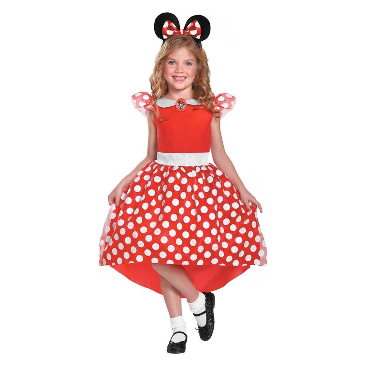 Smiffys Disney's Minnie Maus Kleid für Mädchen (134, 140) (129399K-EUEPM)