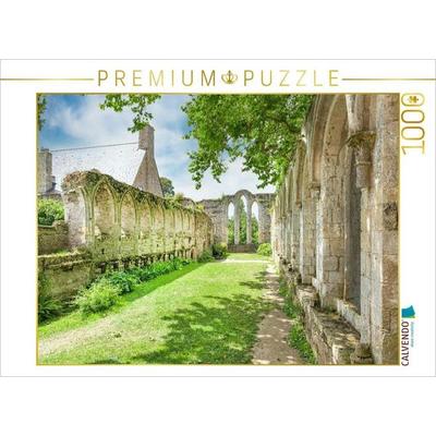 CALVENDO Puzzle Abbaye Beauport in der Nähe von Paimpol | 1000 Teile Lege-Größe 64x48cm Foto-Puzzle für glückliche Stunden
