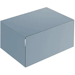 KEUCO Sideboard mit Auszug „Edition 11 Art“ Blue Satin (Glas, satiniert), Blue Satin (Glas, satiniert), mit Beleuchtung 80 × 35 × 49 cm