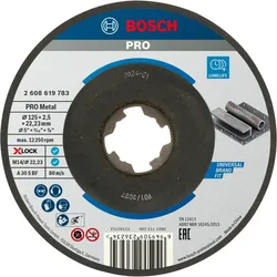 Bosch PRO X-LOCK Standard for Metal Trennscheibe gekröpft - 2608619783