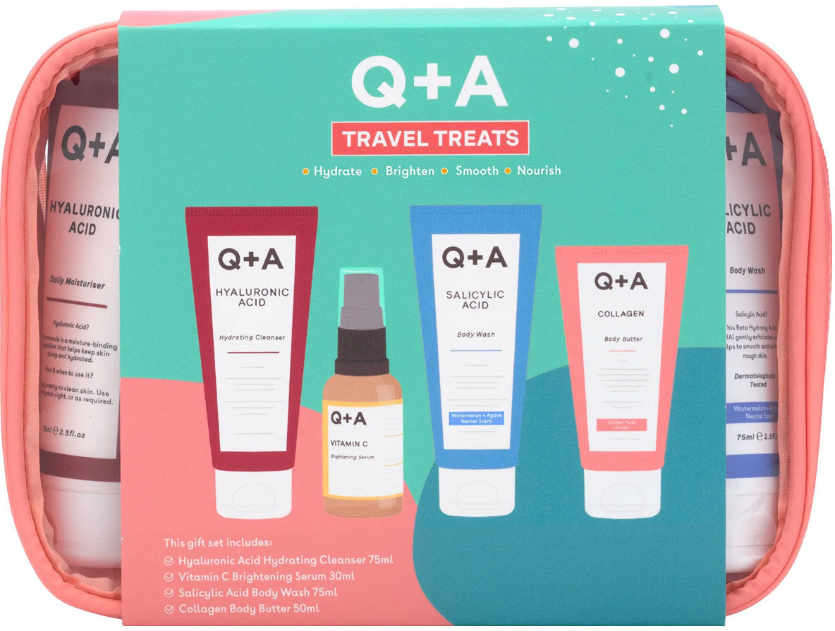 Q+A Travel Treats Gift Set