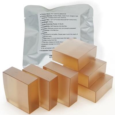 Uplift Picks N50 Cat Litter Deodorizer Blocks Long Lasting Odor Eliminator Cubes 6 Packs