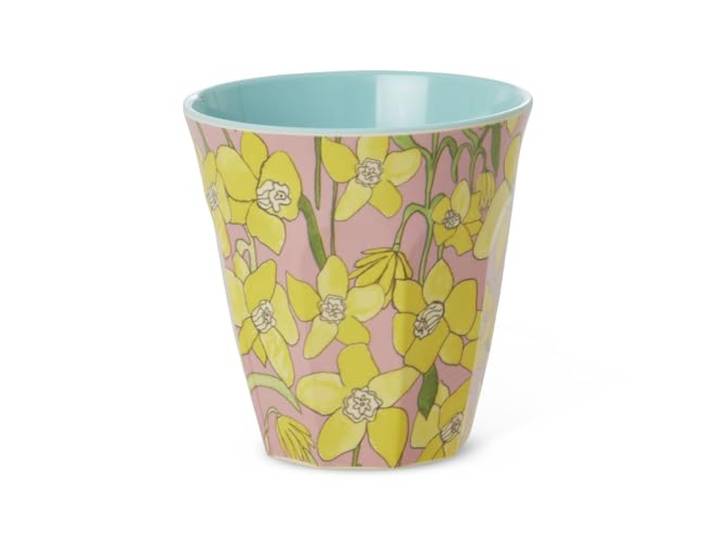 Rice Melamine beker bloemen Daffodils print medium