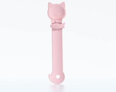 Inspired Finds Mess Free Cat Treat Squeeze Spoon Interactive Snack Feeder For Cats And Kittens pink