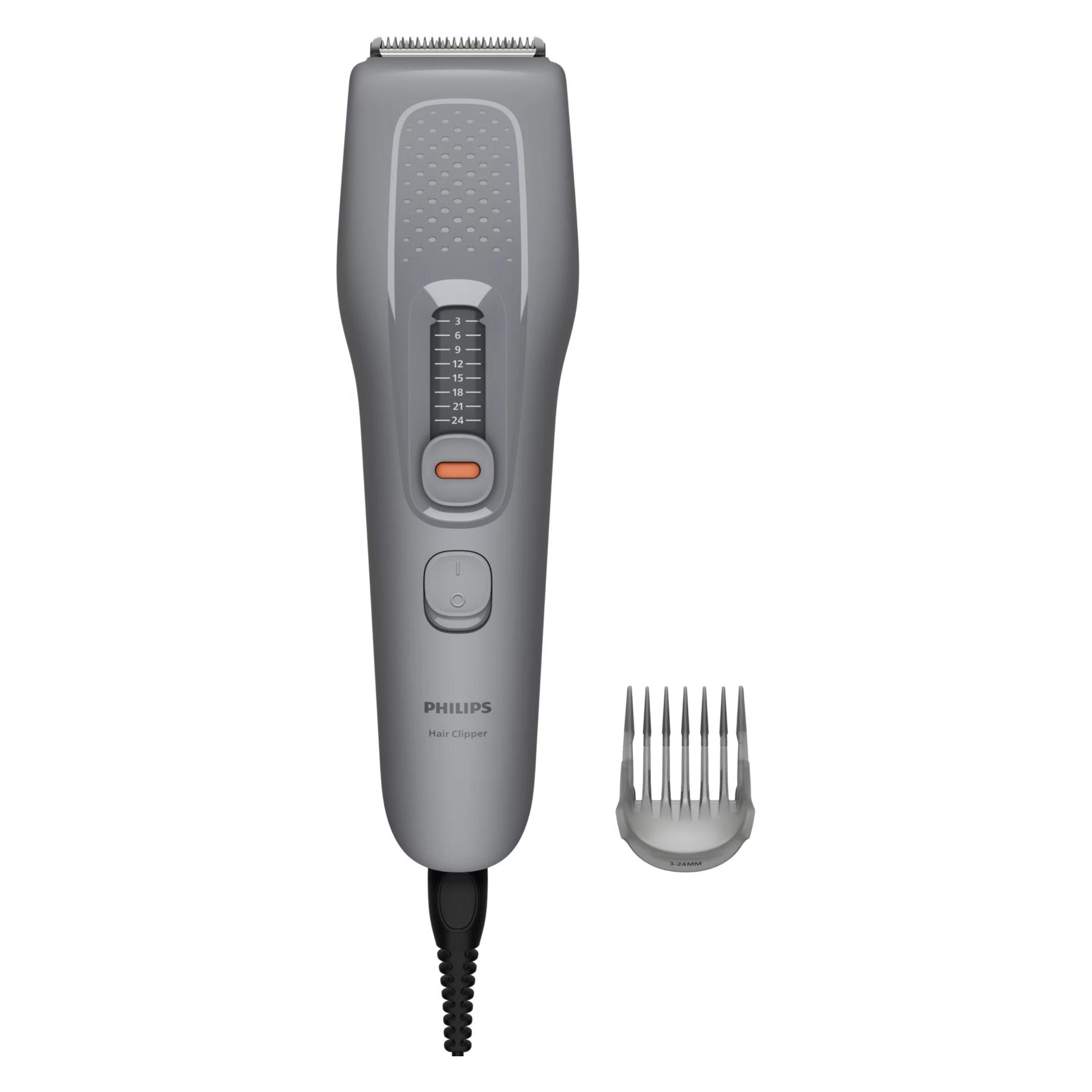Philips Haarschneider der Serie 3000, Modell HC3722/15, grau 9 (HC3722/15)