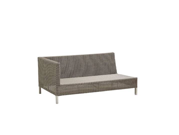 Cane-line Canapé modulaire Connect Canapé 2 places taupe, à droite