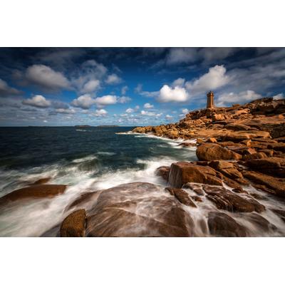 Fototapete PAPERMOON "Photo-Art SUS BOGAERTS, LE PHARE DE PLOUMANAC'H", bunt, B:4m L:2,6m, Vlies, Tapeten