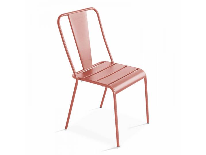 Oviala - Chaise bistrot en métal