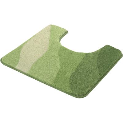 Badematte KLEINE WOLKE "Malena, Badvorleger, Badezimmer Teppich", grün (minze), H:20mm, Polyacryl, Badematten, Badematte, Badteppich, modernes Wellen Design, Farbverlauf, waschbar
