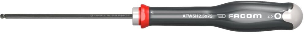 Facom Stiftschlüssel 6-Kant mit Heft 2,5mm (ATWSH2.5X75)
