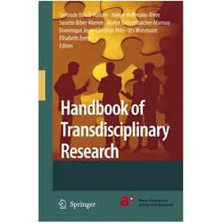 Handbook of Transdisciplinary Research, Fachbücher von Gertrude Hirsch Hadorn, Dominique Joye, Walter Grossenbacher-Mansuy, Susette Biber-Klemm, Holger Hoffmann-Riem, Elisabeth Zemp, Urs Wiesmann, Christian Pohl
