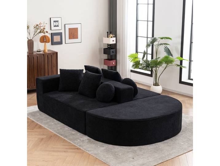 Canapé modulaire convertible sans montage Maisentiel