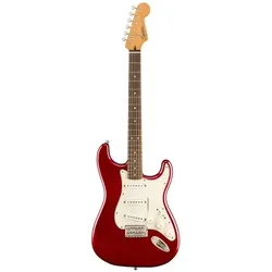 Squier Classic Vibe 60s Stratocaster Candy Apple Red (E-Gitarre, Bone, Maple, Nato), Gitarre, Rot