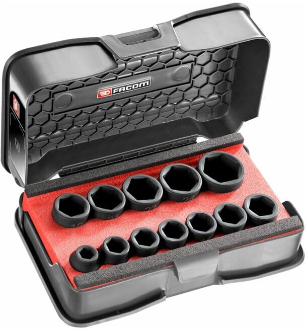 Facom Set de clés à douille Stubby 12 pièces (NSS.J12PB)
