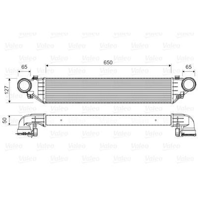 VALEO Ladeluftkühler 817760 für Mercedes