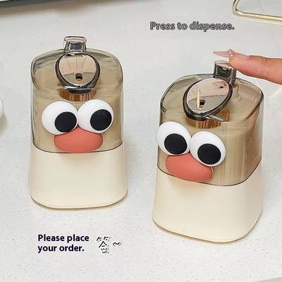 Inspired Finds Creative Cartoon Gut & Mouth Toothpick Box High Appearance Cream Style Luxury Toothpick Holder big billed Duck