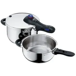 WMF Schnellkochtopf-Set »Perfect Plus One Pot« 3-tlg. silber 3+4,5 l silber