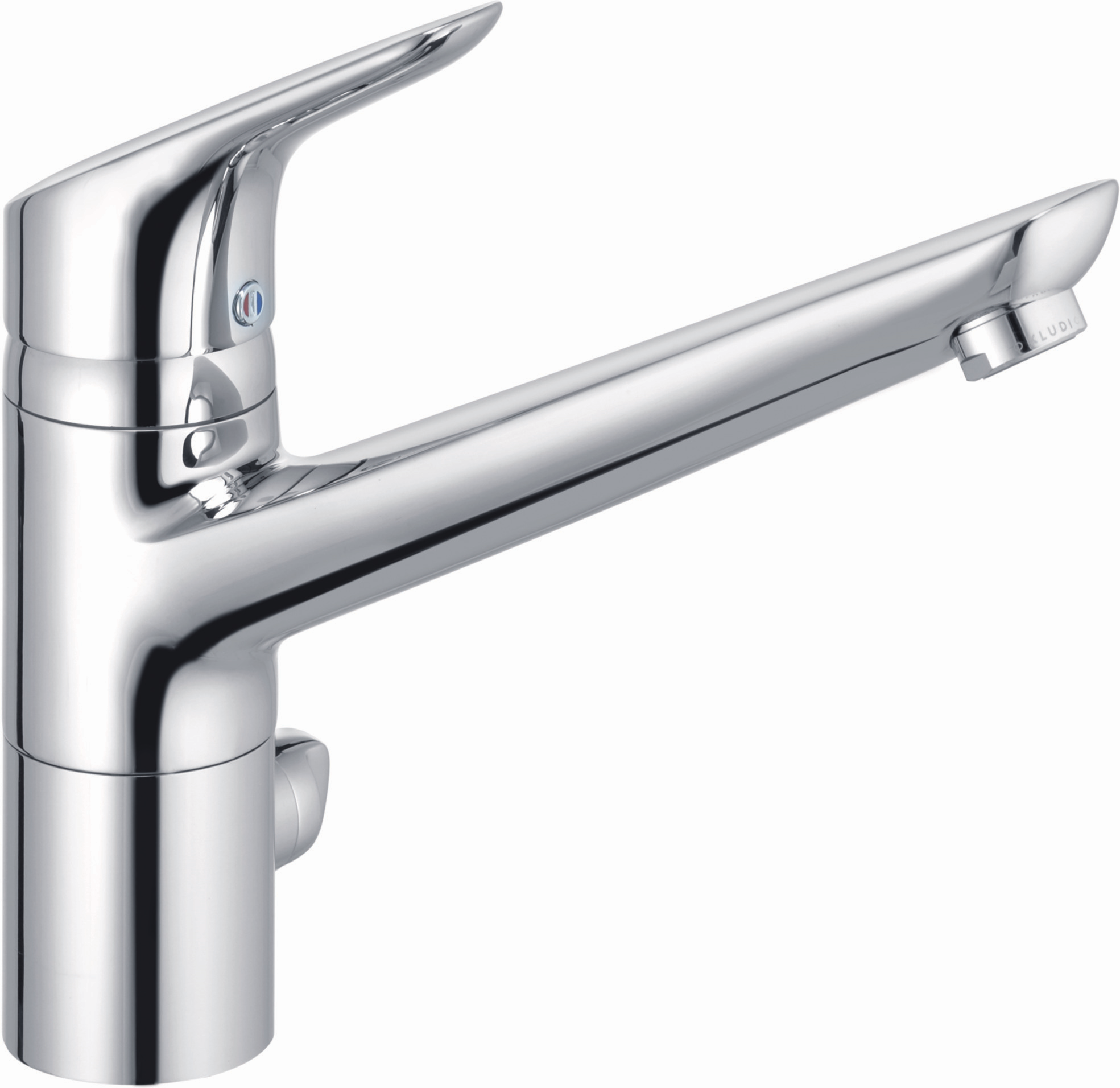 Kludi Objekta robinet de cuisine 325760575 chrome, bec pivotant, avec arrêt