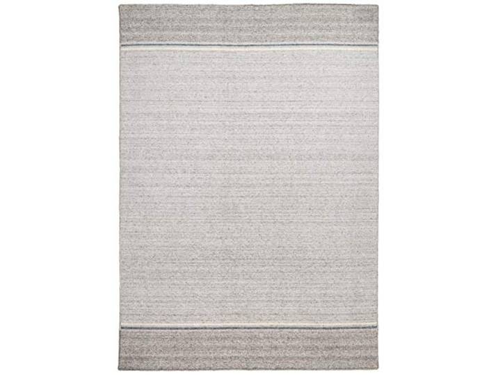 Elegantes Flachgewebe wie ein Kelim Teppich 100% Kunstseide; handgearbeitet 200x290 cm; Farbe: grau braun - ARIZONA