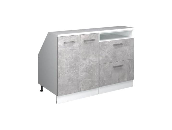 Vicco Küchenschrank für Dachschrägen R-Line, Beton, 120 cm