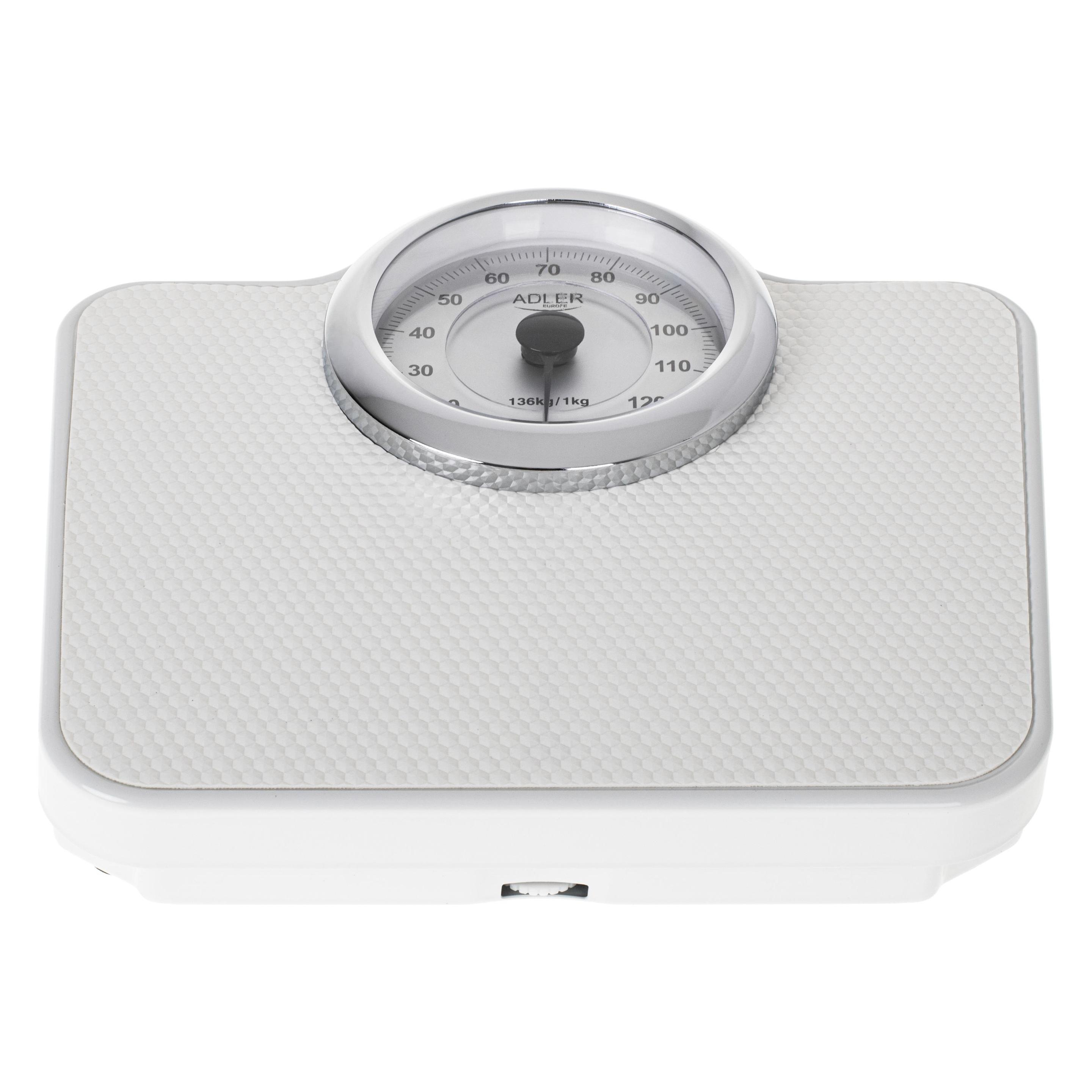 Adler AD 8180 personal scale Rectangle White Mechanical personal scale (136 kg) (AD 8180)