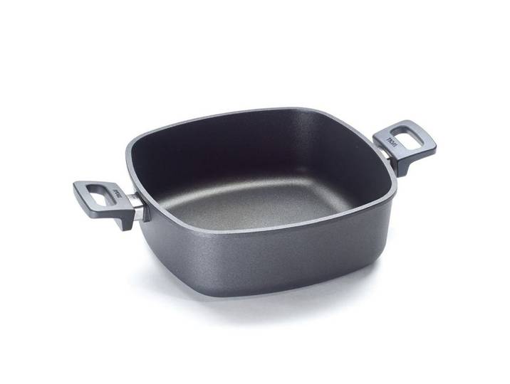 Woll Pfannen Bräter Bräter WOLL NOWO TITANIUM LBH 28x28x10 cm grau