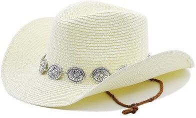 LightInthebox Women's Cowboy Hats Metal Carving Band Western Hats