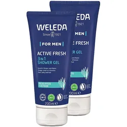 2er-Pack Weleda For Men Active Fresh 3in1