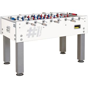 Garlando Tischkicker ITSF Number 1, 143 x 125 x 92 cm, weiß, 91 kg