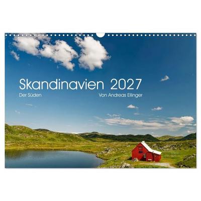 Skandinavien - Der Süden (Wandkalender 2027 DIN A3 quer), CALVENDO Monatskalender