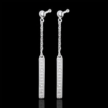 Edenly Diamantohrringe Paris in WeiÃŸgold