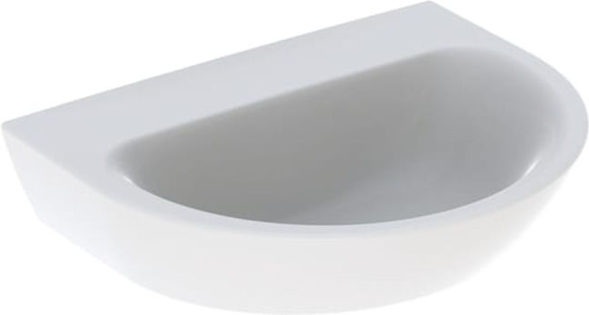 Geberit Renova Lavabo mural, 50x40 cm, sans trop-plein, blanc, complet fermé (500577012)