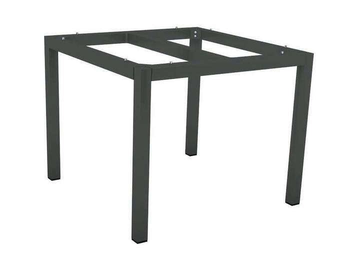 Stern Tischgestell, Anthrazit, Metall, eckig, 90x73x90 cm, Esszimmer, Esstische, Esstische