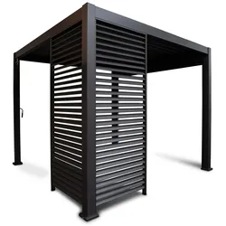 Pergola-Seitenteil Deluxe ca. 124x240 cm Anthrazit