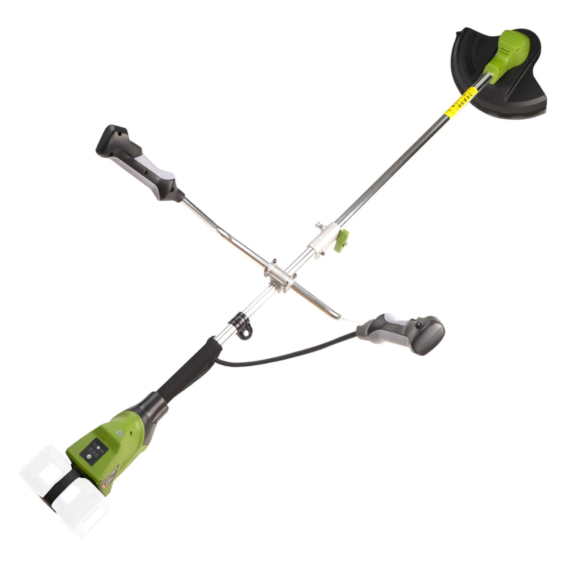 Procraft PTA40 Akku Freischneider 40 V ( 2x 20 V ) 300 mm Brushless + 2x Akku 4,0 Ah - ohne (Metallschneideblatt) (PTA40)