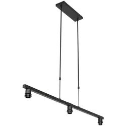 Hängeleuchte Esszimmerlampe Pendelleuchte schwarz 3-Flammig E27 Küchenlampe