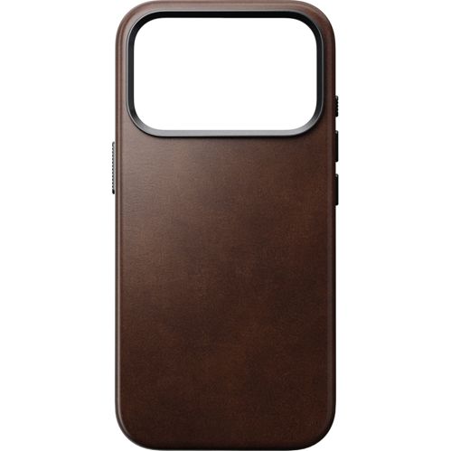 Nomad Traditional Leather Case iPhone 18 Pro Rustic Brown