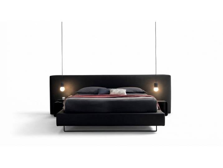 Xlmoebel Polsterbett Luxus Doppelbett aus Stoff für elegantes Schlafzimmerdesign (Polsterbett, Luxus Doppelbett), Made in Europa