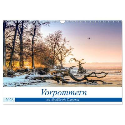 Vorpommern - von Altefähr bis Zinnowitz (Wandkalender 2026 DIN A3 quer), CALVENDO Monatskalender