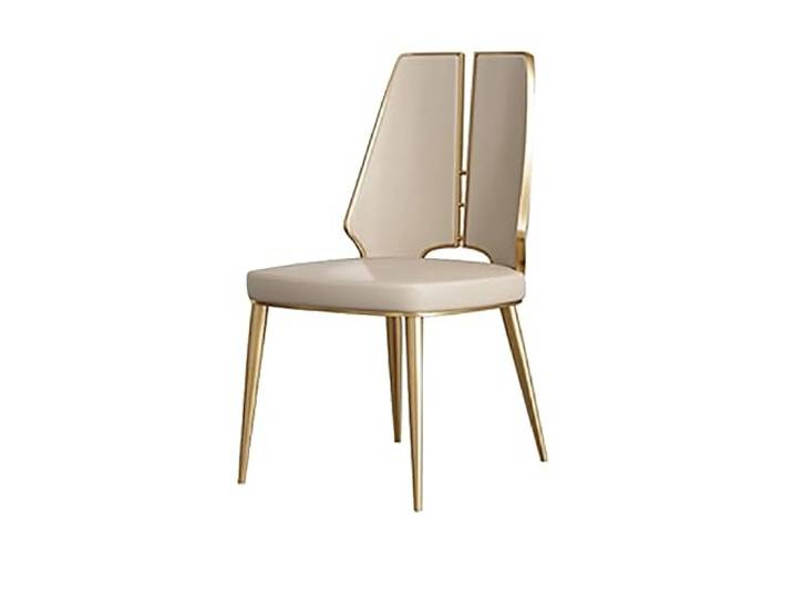 Lounge-Sessel Skandinavischer italienischer Esszimmerstuhl, Wohnzimmer-Esszimmerstuhl for den Haushalt, kombinierter Rückenlehnenstuhl, moderner minimalistischer leichter Luxus-Schreibtischstuhl
