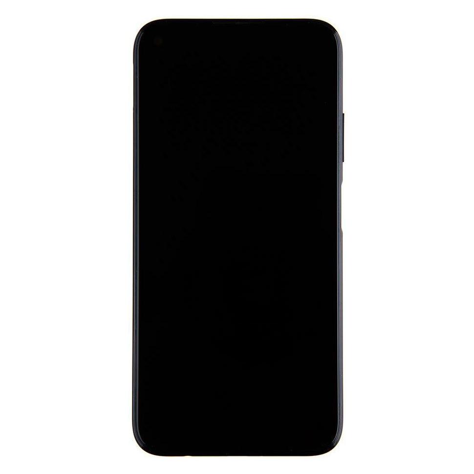 - LCD Display + Touch Unit + Front Cover Huawei P40 Lite Midnight Black (Display, Huawei P40 Lite) (2452722)