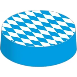 Paper Cap aus Mattkarton Bayern Ø 82 mm, 200 Stück - Mank - Trinkschutz bayerisch Rauten