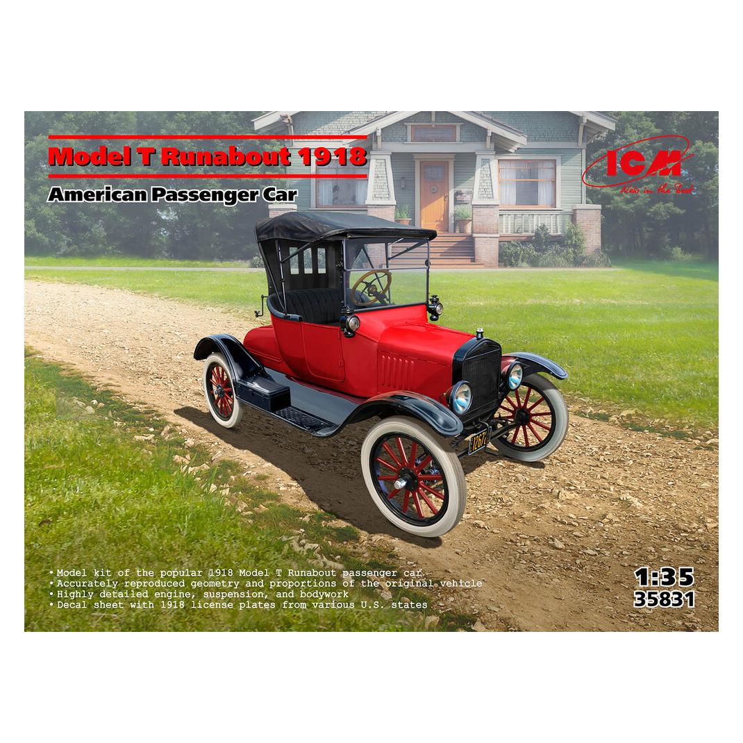 ICM Model T Runabout 1918. American Passenger Car (35831)